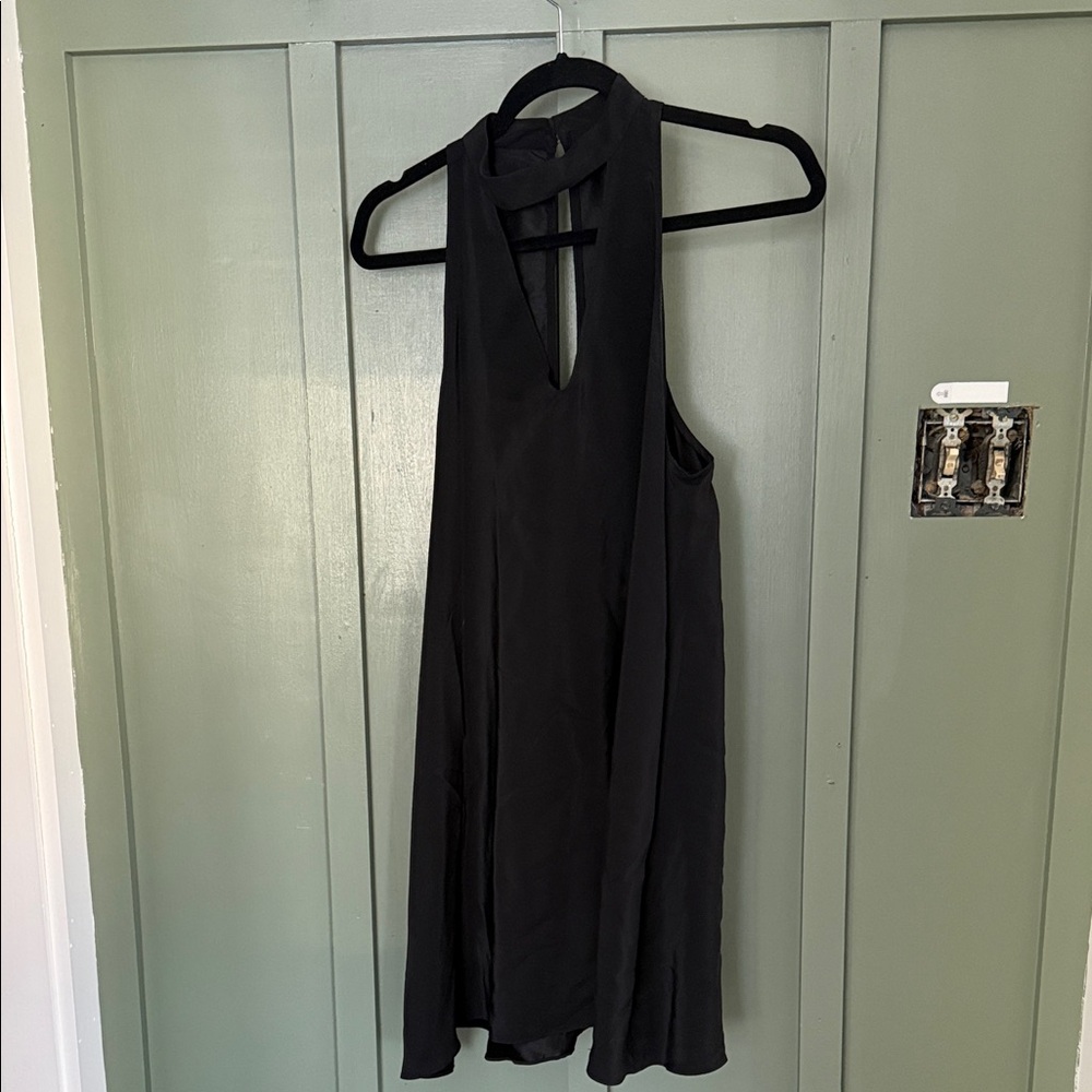 Amanda Uprichard Black Backless Dress